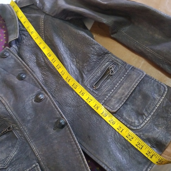 DKNY VINTAGE LEATHER JACKET OLD FASHION. - Picture 8 of 8